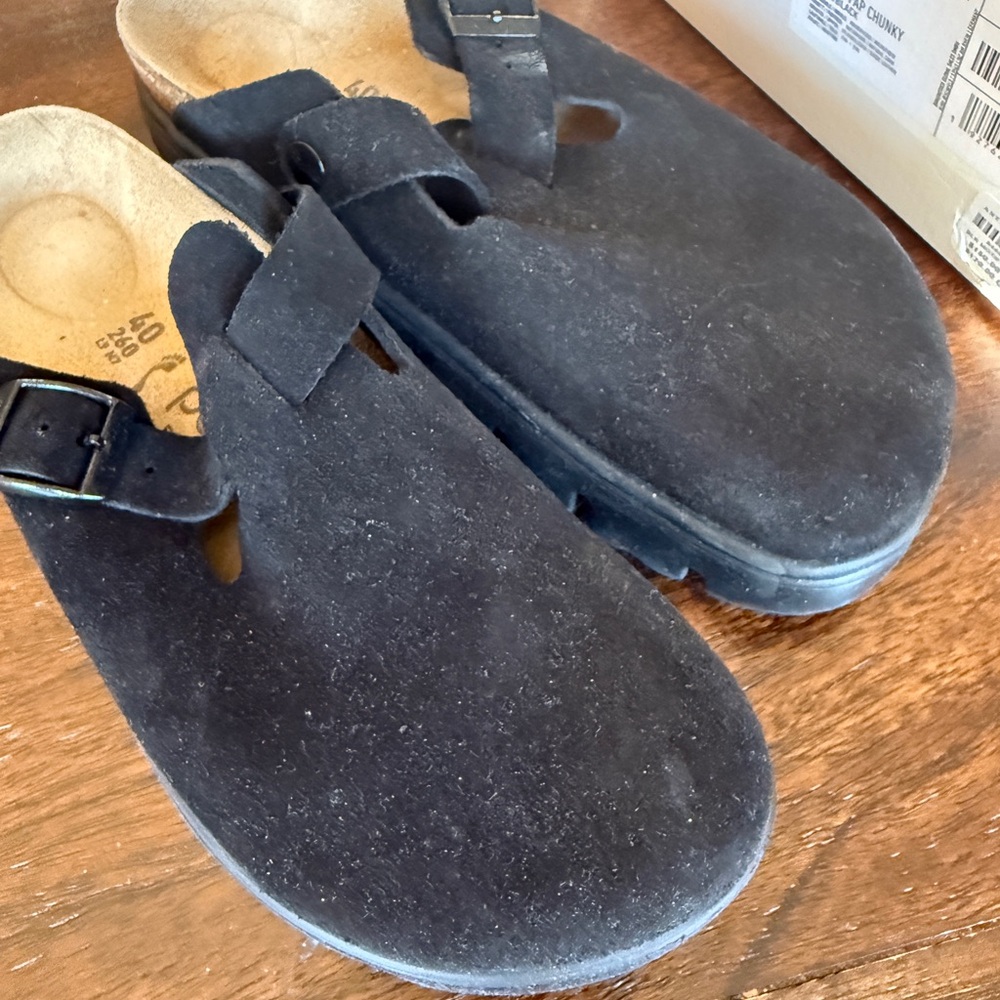 Birkenstock Papillo Boston Chunky Black size 40 NIB - Picture 6 of 7